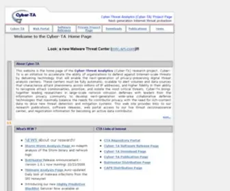 Cyber-TA.org(Cyber-TA Project) Screenshot