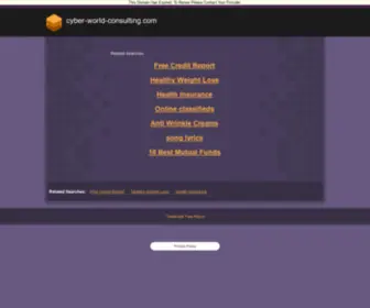 Cyber-World-Consulting.com(Cyber World Consulting) Screenshot