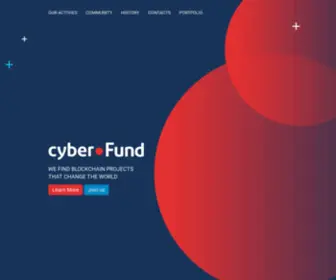 Cyber.fund(Cybernetyc Economy Report) Screenshot