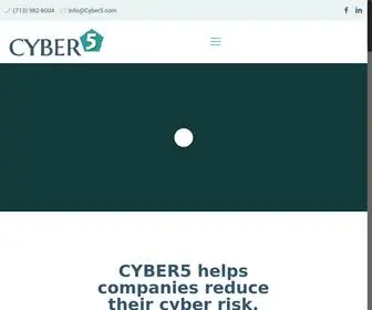 Cyber5.com(Cybersecurity) Screenshot