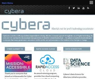 Cybera.ca(A Connected Future for All Albertans) Screenshot