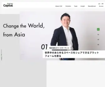 Cyberagentcapital.com(株式会社サイバーエージェント) Screenshot