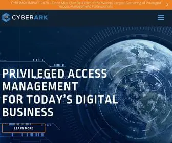 Cyberark.com(Identity Security and Access Management Leader) Screenshot
