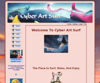 Cyberartsurf.com(Cyber Art Surf) Screenshot