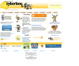 Cyberbee.com(CyberBee is geared to K) Screenshot