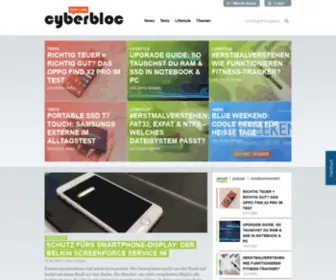 Cyberbloc.de(Das Corporate Blog von Cyberport) Screenshot