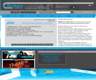 Cyberbordeaux.com(Guide Bordeaux) Screenshot