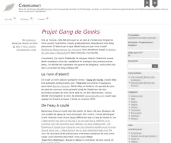 Cybercarnet.net(Dotclear) Screenshot