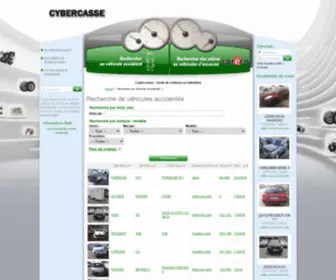 Cybercasse.fr(Vente de véhicules accidentés) Screenshot