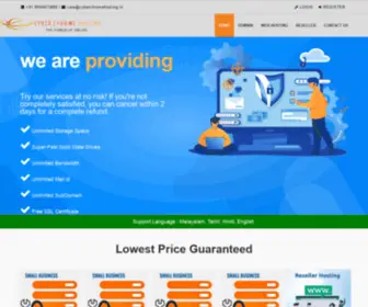 Cyberchromehosting.in(Cyberchrome Hosting) Screenshot