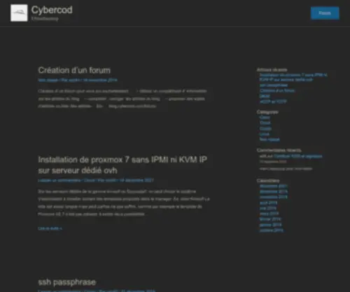 Cybercod.com(Ethicalhacking) Screenshot