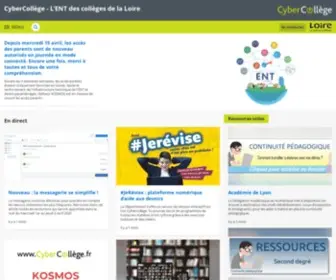 Cybercolleges42.fr(L'ENT) Screenshot