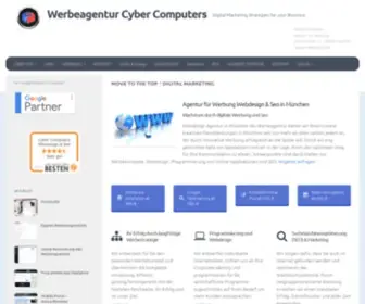 Cybercomputers.de(Werbeagentur für neue Medien) Screenshot