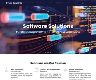 Cyberconceptslk.com(Leading Software Development Company) Screenshot
