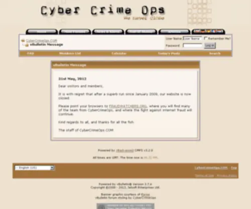 Cybercrimeops.com(Cybercrimeops) Screenshot