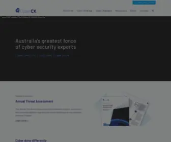 Cybercx.com.au(Leading Cyber Security Company In Australia) Screenshot