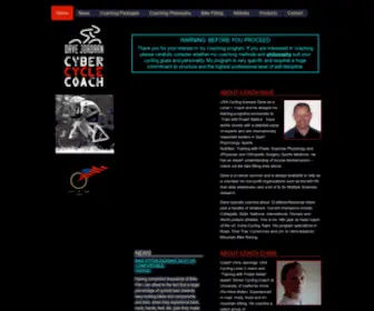 Cybercyclecoach.com(Dave Jordaan Cyber Cycle Coach) Screenshot