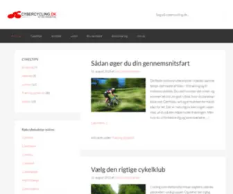 Cybercycling.dk(Alt om cykelmotion) Screenshot