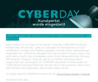 Cyberday.de(Kunst im Cyberday Kunstportal) Screenshot