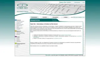 Cyberdev.fr(Cyber Dev Rennes Informatique et Internet) Screenshot