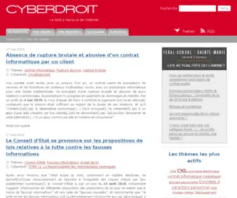 Cyberdroit.org(Féral) Screenshot