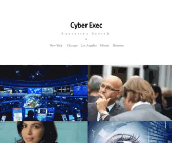 Cyberexec.net(Cybersecurity Executive Search) Screenshot