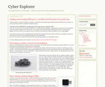 Cyberexplorer.me(Cyberexplorer) Screenshot