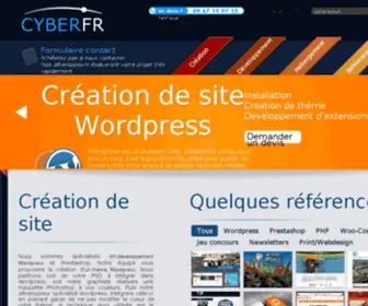 Cyberfr.net(Agence de développement web) Screenshot