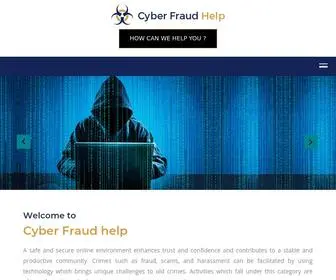 Cyberfraudhelp.in(Cyber Fraud Help) Screenshot