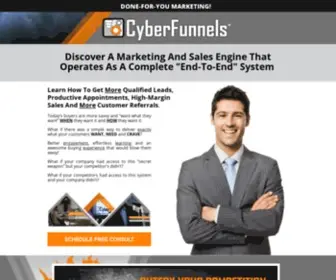 Cyberfunnels.com(CyberFunnels/Automated Sales Funnels) Screenshot