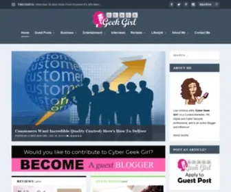 Cybergeekgirl.co.uk(Business & Lifestyle Blog) Screenshot