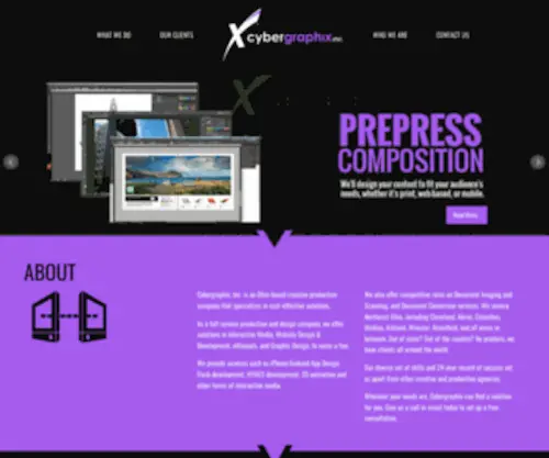Cybergraphix.com(Ohio Creative Production Company) Screenshot