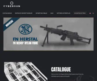 Cybergun.com(Accueil) Screenshot