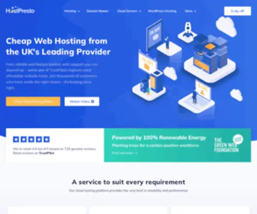 Cyberhostuk.net(Cheap Web Hosting by HostPresto) Screenshot