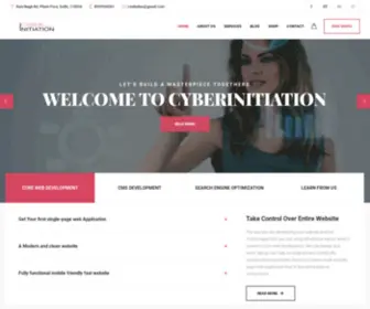 Cyberinitiation.com(Cyberinitiation India's top web development company) Screenshot