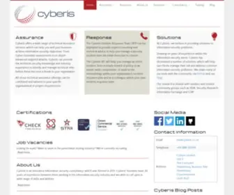 Cyberis.co.uk(Cyberis Limited) Screenshot