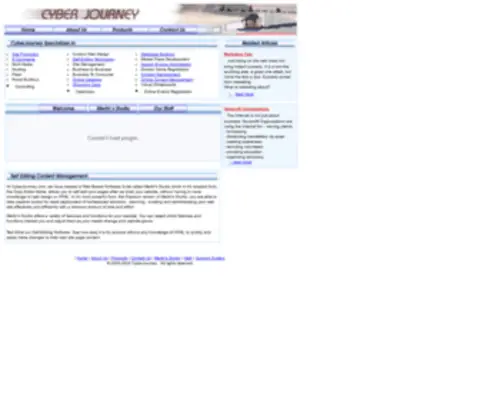 Cyberjourney.com(Cyber Journey) Screenshot
