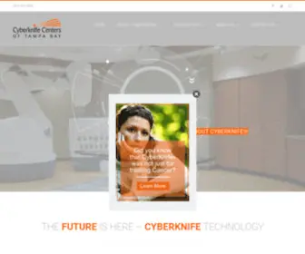 Cyberknifetampabay.org(CyberKnife Centers of Tampa Bay) Screenshot