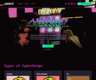Cyberkongz.com(CyberKongz) Screenshot