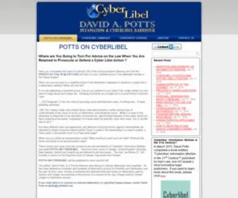 Cyberlibel.com(CyberLibel & Internet Defamation) Screenshot