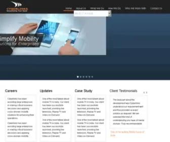 Cyberlinks.in(Application development company) Screenshot
