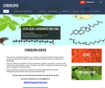 Cyberlipid.org(Your Web site for FATS and OILS) Screenshot
