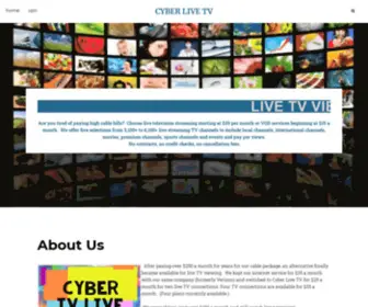 Cyberlivetv.com(CYBER LIVE TV) Screenshot