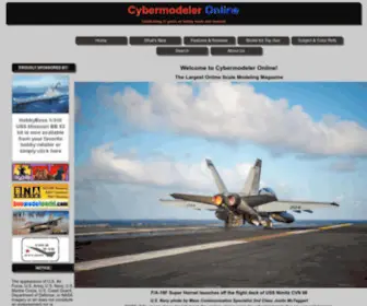 Cybermodeler.com(The Internet's most popular hobby and general scale modeling online magazine) Screenshot