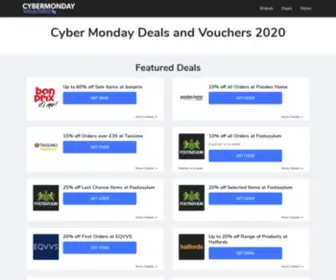 Cybermondayvouchers.co.uk(Cyber Monday Deals and Vouchers) Screenshot