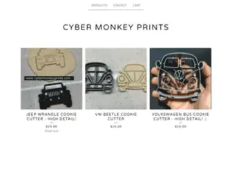 Cybermonkeyprints.com(Cyber Monkey Prints) Screenshot