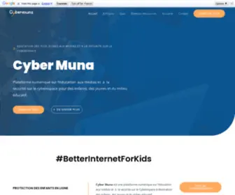 Cybermuna.com(Sensibilisation des enfants aux cyberrisques) Screenshot