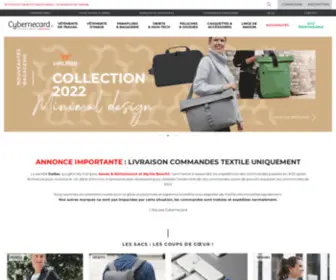 Cybernecard.fr(Objet et textile publicitaire) Screenshot