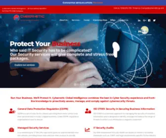 Cybernetic-GI.com(Cybernetic GI (Cyber Security)) Screenshot