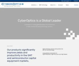 Cyberoptics.com(CyberOptics Ltd) Screenshot